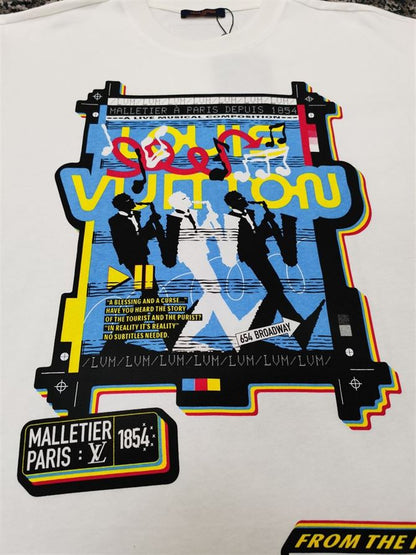 LOUIS VUITTON JAZZ FLYERS SHORT-SLEEVED T-SHIRT – LVTS038