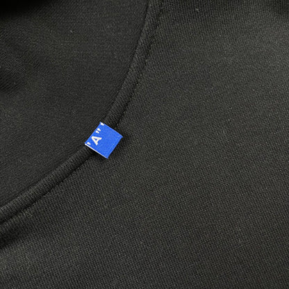 Off-White broken arrow print hooded sweater black