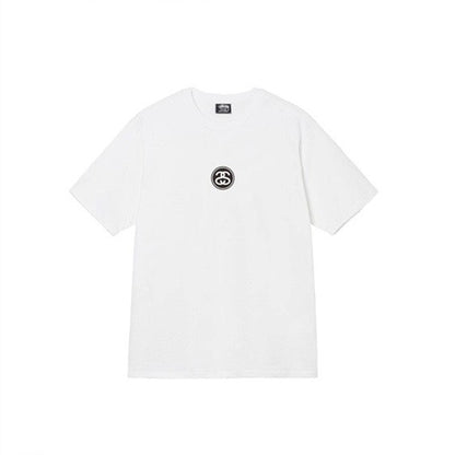 STUSSY DOUBLE S LOGO TEE WHITE