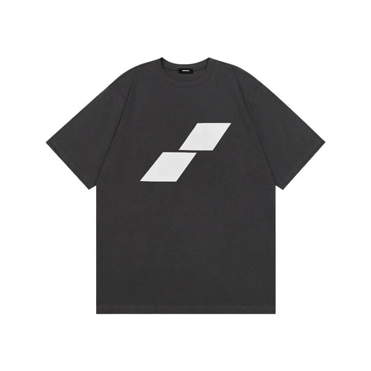 WE11DONE Rhombus Logo Tee Grey
