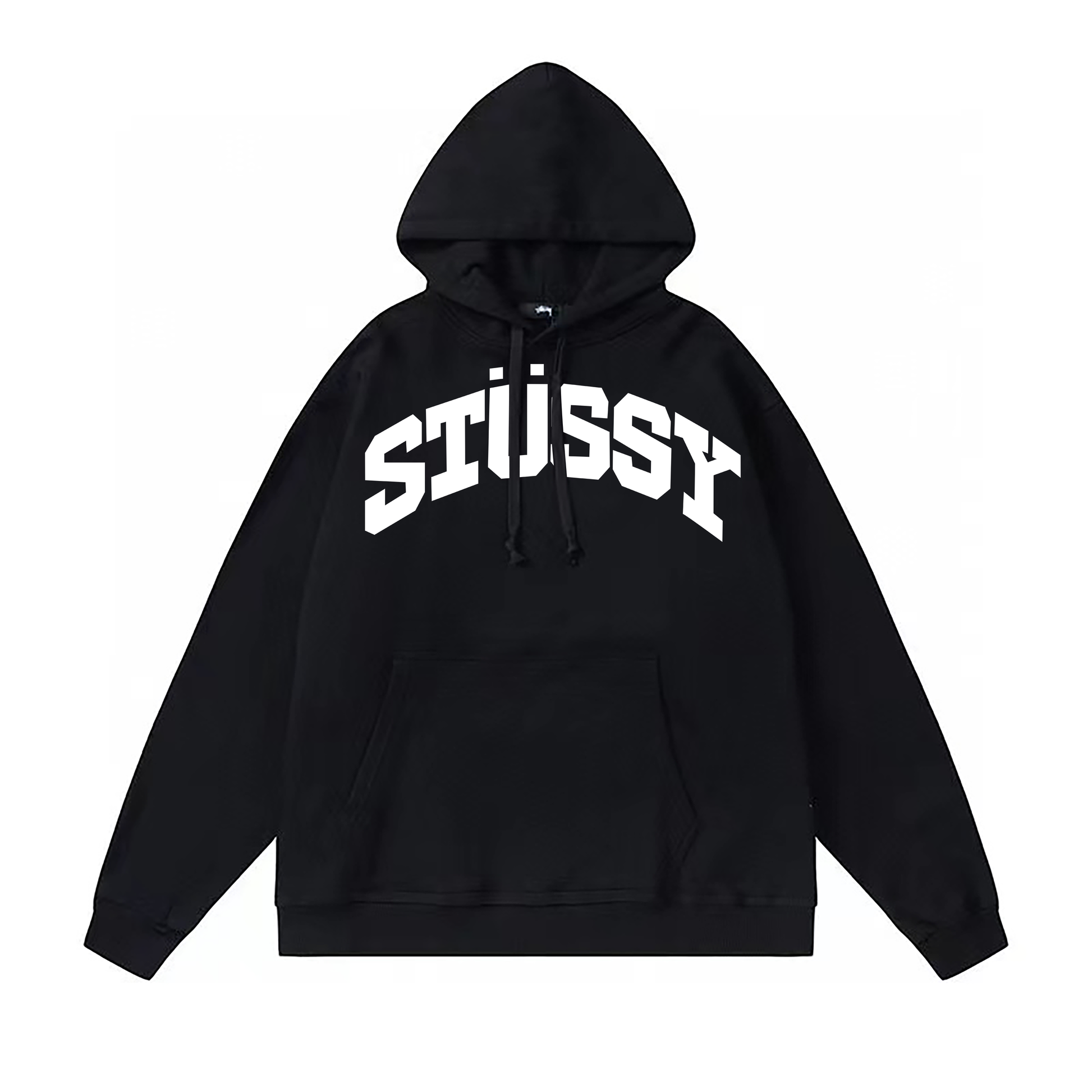STUSSY CLASSIC HOODIE BLACK