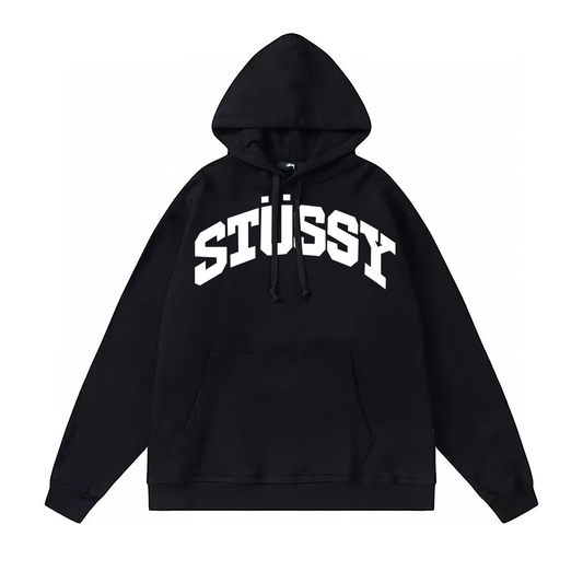 STUSSY CLASSIC HOODIE BLACK
