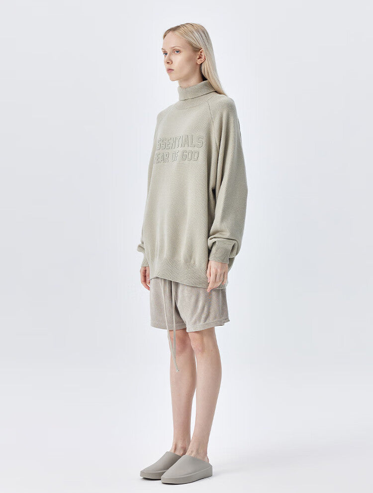 FEAR OF GOD ESSENTIALS 23 double stitch turtleneck sweater