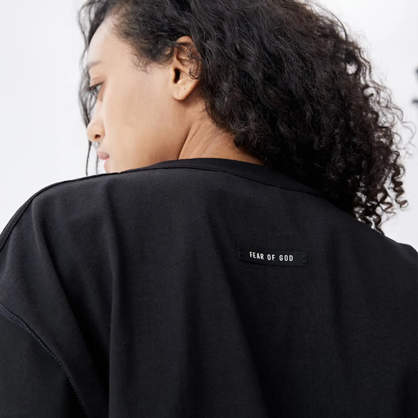 FOG FEAR OF GOD black loose T-shirt