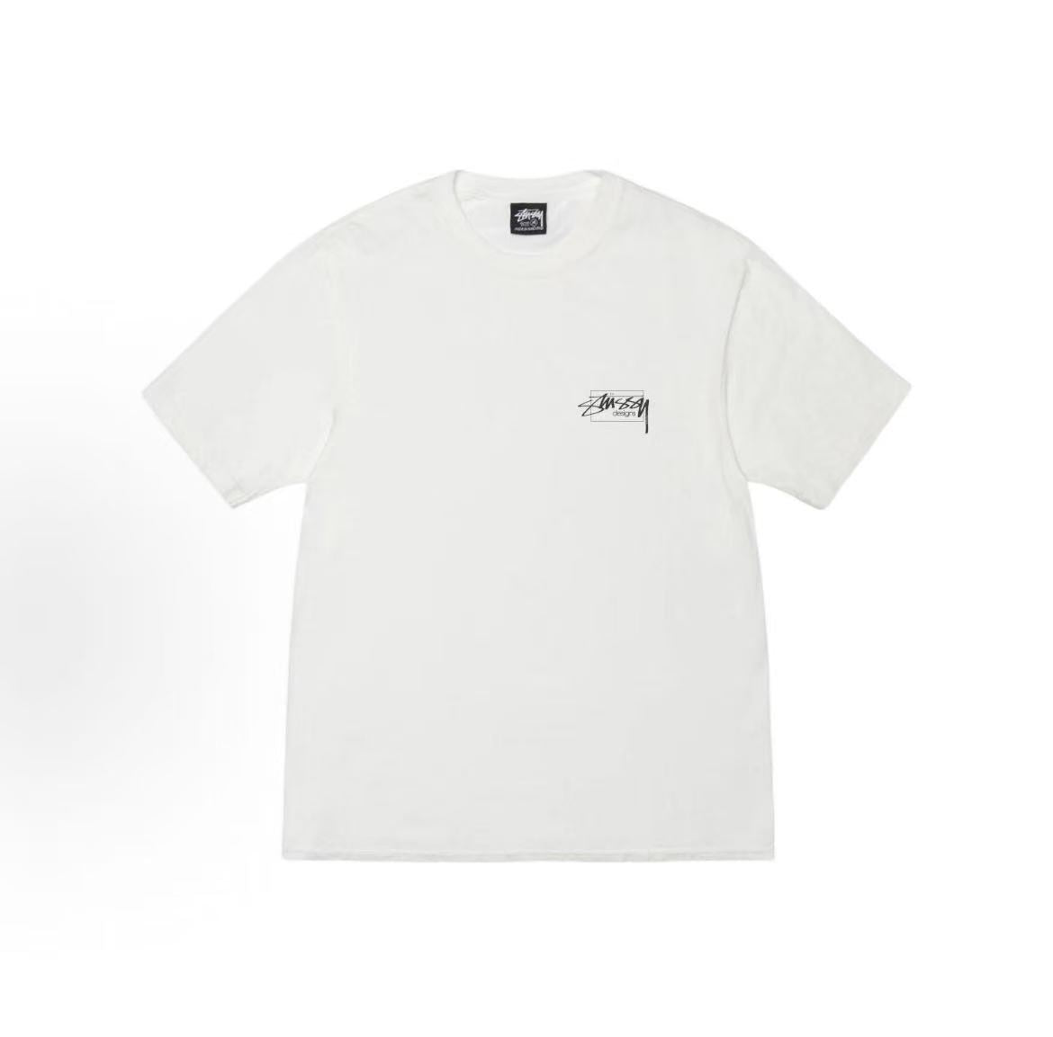 Stussy SS25 Front-Print Loose Short Sleeve T-Shirt, Unisex