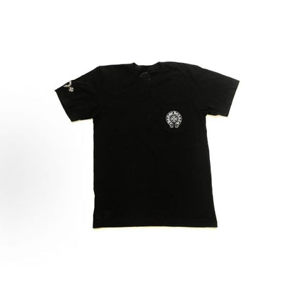 Chrome Heart Colorful Horse Hoof Logo T-shirt (Men's Style) - Black