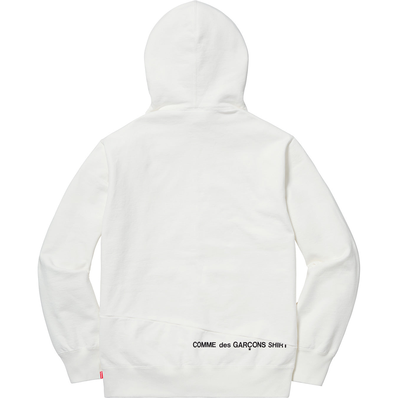 Supreme ×CDG Box Logo Hoodie White