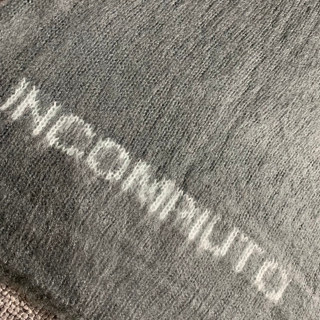 Off-White gradient arrow mohair hoodie