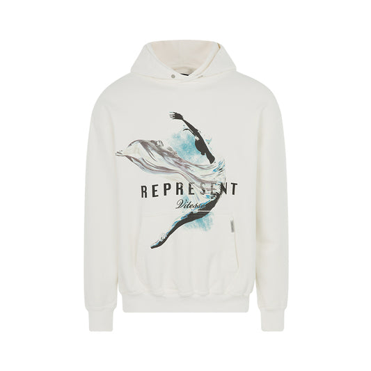 REPRESENT  VITESSE BEIGE HOODIE