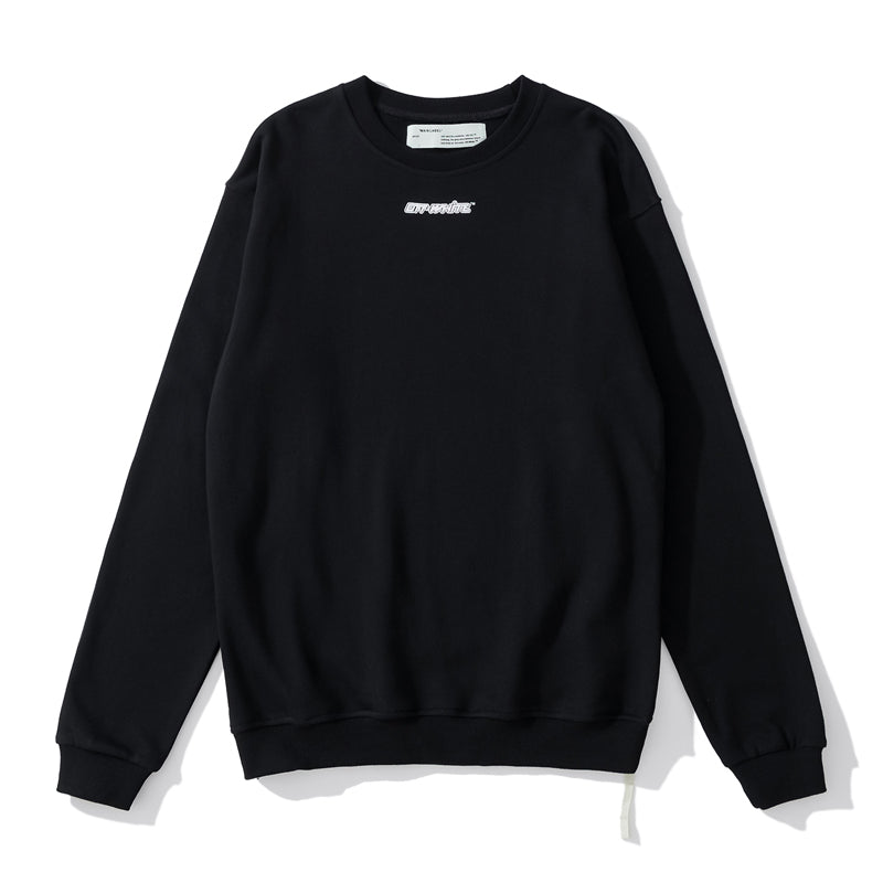 Off-White marker pen hoodie black/blue