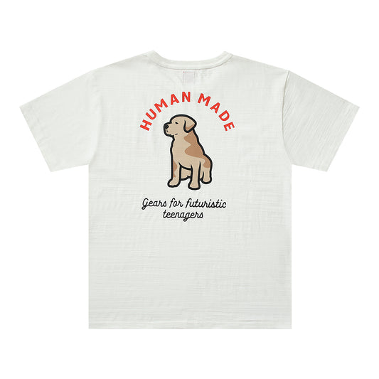 Human Made Dog Logo Tee White