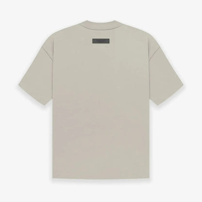 FOG FEAR OF GOD 23 ESSENTIALS double line single row printed T-shirt seal gray