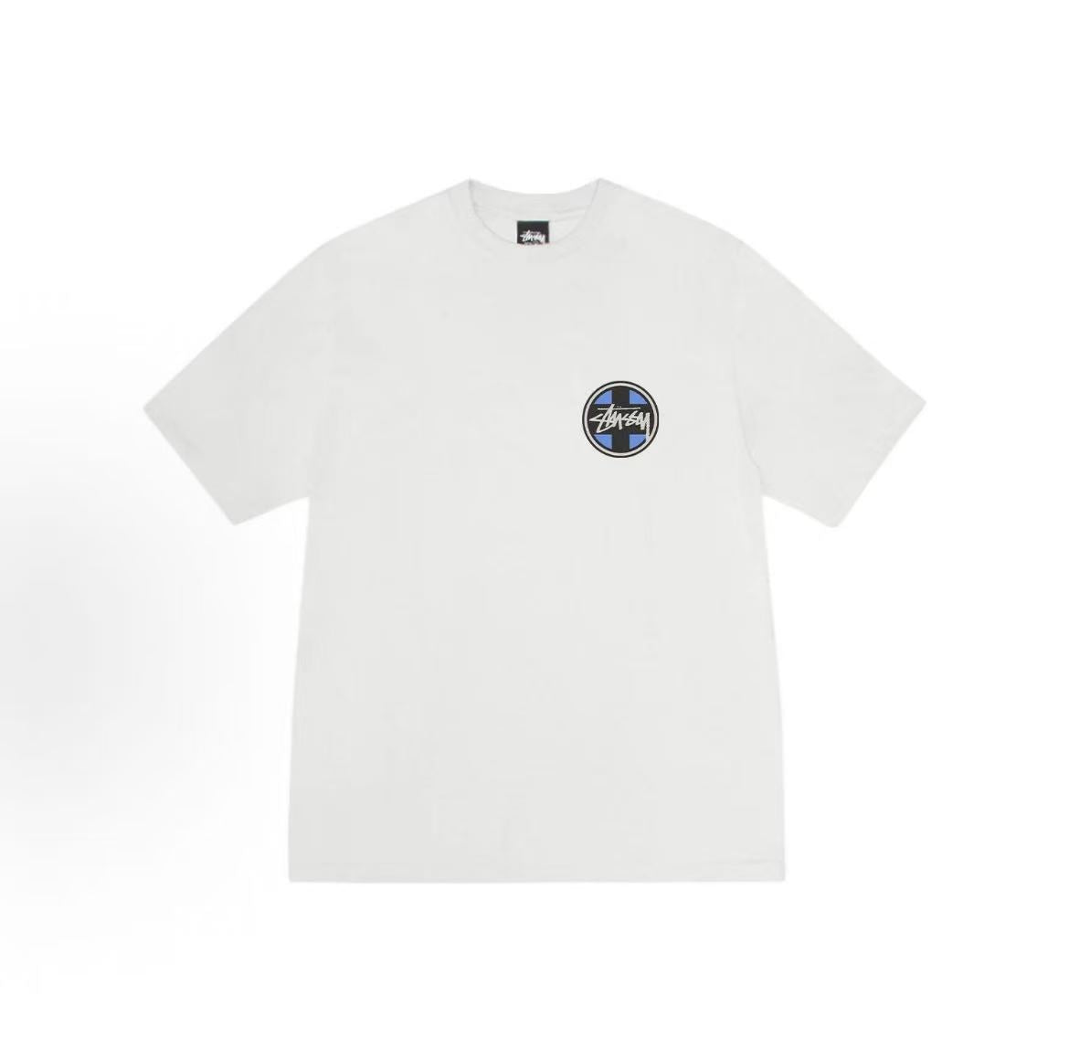 Stussy Loose Brand Logo Short-Sleeved T-shirt (For Both Men and Women, Same Design)