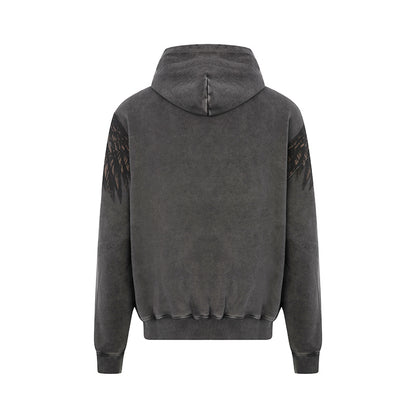 REPRESENT FEARLESS  GREY HOODIE