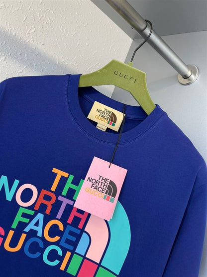 THE NORTH FACE X GUCCI T-SHIRT IN BLUE – GGS025