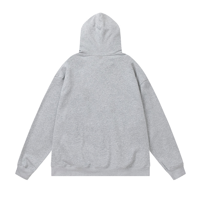 AMI Classic Logo Hoodie Grey