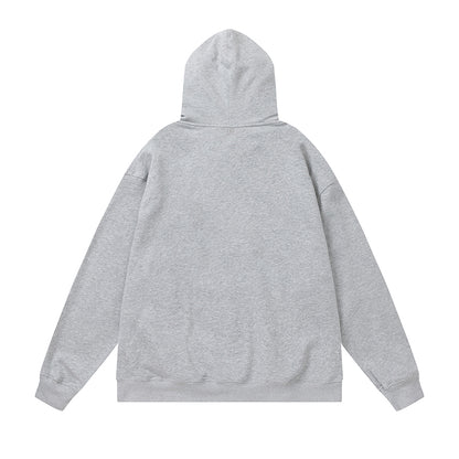 AMI Classic Logo Hoodie Grey