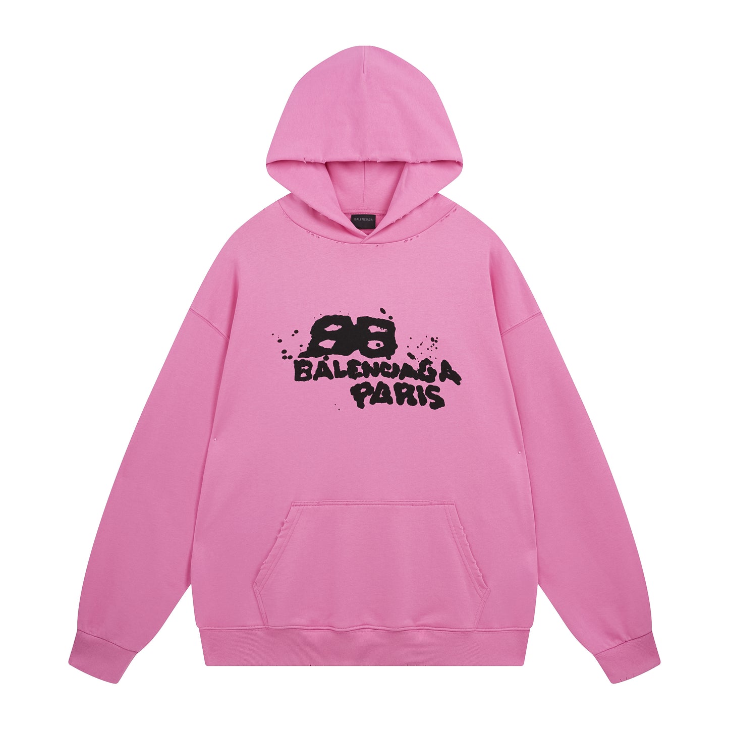 Balenciga logo hoodie BL238018 pink