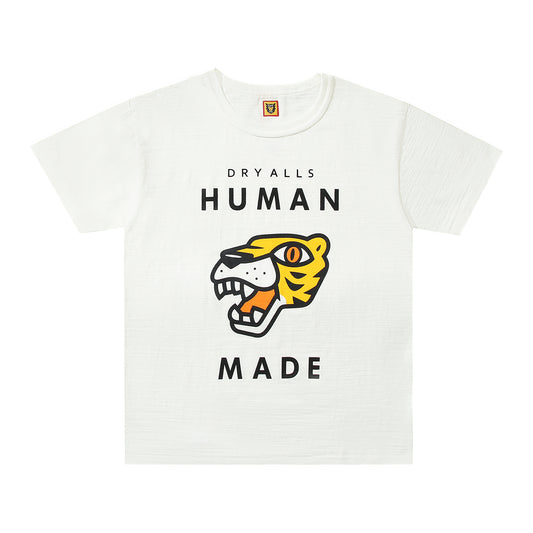 Human Made Tiger Head Logo Tee White