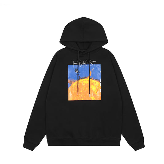 Travis Scott Desert Print Hoodie Black