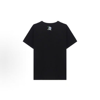 GUCCI Logo Print Round Neck Short Sleeve SS19 Relaxed Fit T-Shirt for Women, Black, Oversized