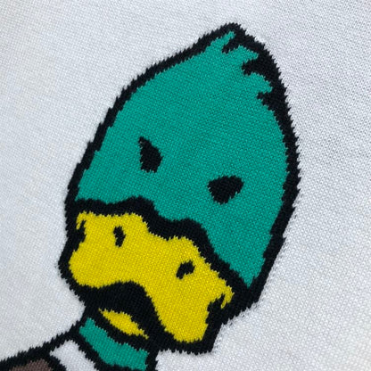 LOUIS VUITTON INTARSIA JACQUARD DUCK CREWNECK – LVTS005