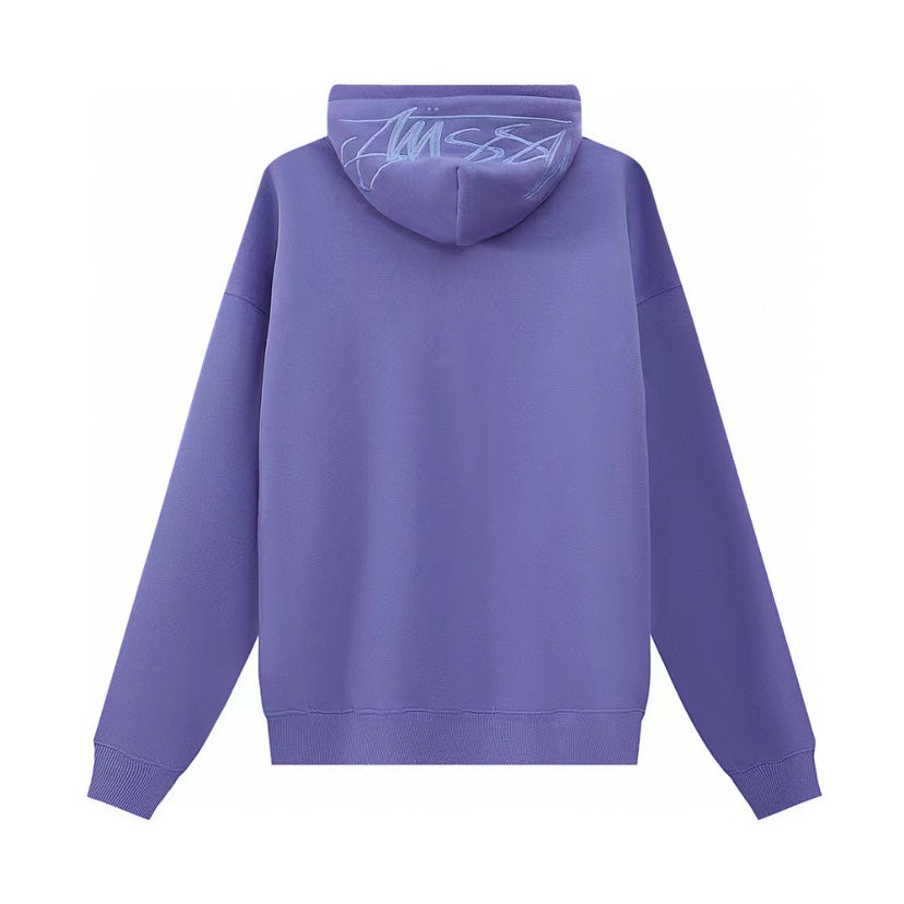STUSSY EMBROIDERED LETTERS HOODIE