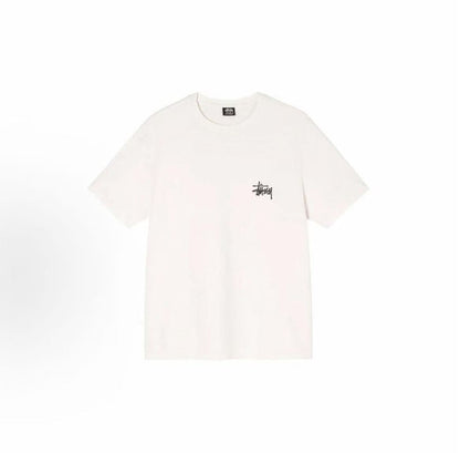 Stussy Life Is A Gamble Pigment Dyed Tee - Letter Print Round-neck Short-Sleeve American Retro T-Shirt (For Both Men and Women)