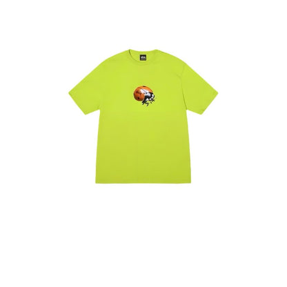 STUSSY LADYBUG PRINT TEE GRASS GREEN