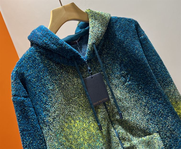LOUIS VUITTON EMBROIDERED ZIP THROUGH HOODIE – LVH053