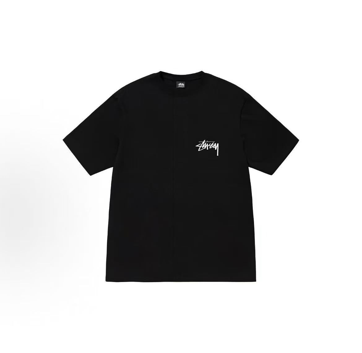 Stussy FW22 8-ball collection - Glowing 8-ball print crew-neck pullover short-sleeved T-shirt for men