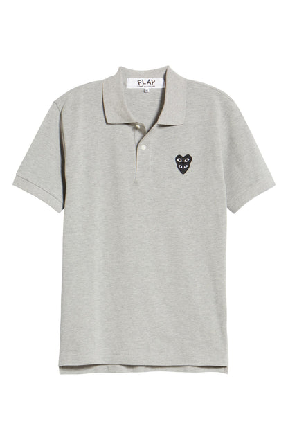 Men's Double Heart Pique Polo