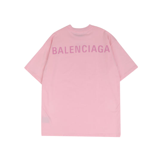 Balenciga logo tee LX008 pink