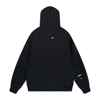 Balenciga logo hoodie BL238001 black