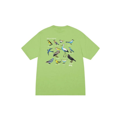 STUSSY BIRD PRINT TEE GREEN
