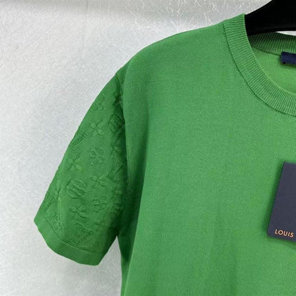 LOUIS VUITTON SHORT-SLEEVED SIGNATURE CREWNECK – LVTS070
