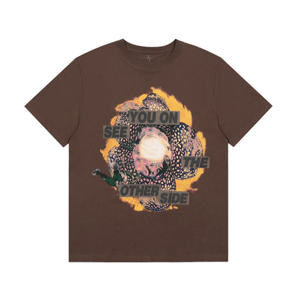 Travis Scott Utopia Live Print T shirt Coffee