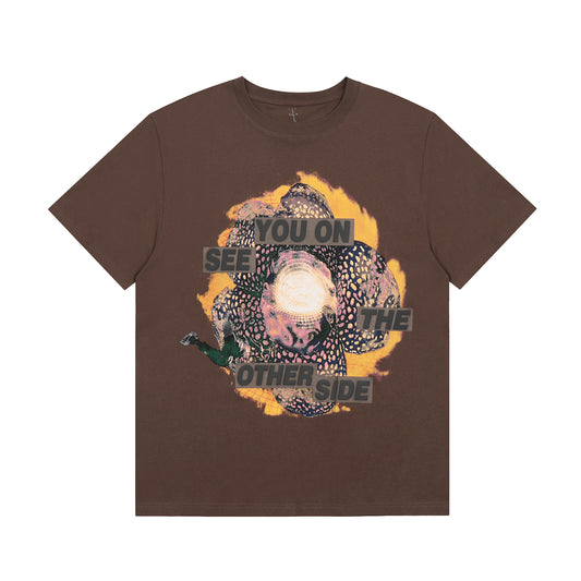 Travis Scott Utopia Live Print T shirt Coffee