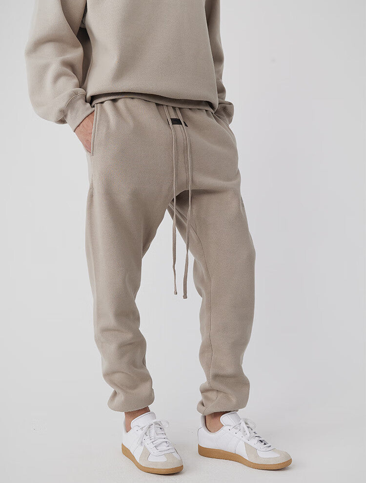 FEAR OF GOD ESSENTIALS Double-row flocked leggings trousers