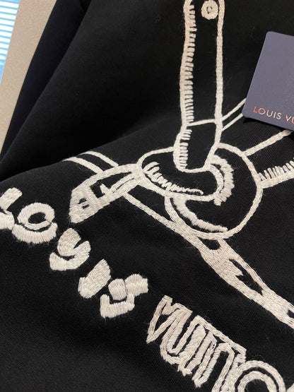 LOUIS VUITTON EMBROIDERED COTTON SWEATSHIRT – LVH048