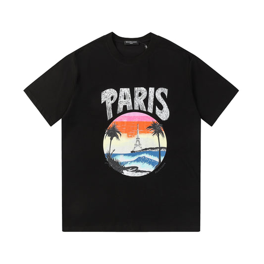 Balenciga logo tee xc2523 black