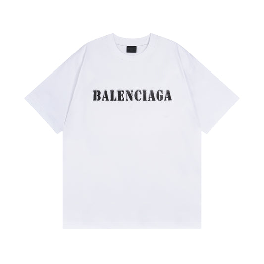 Balenciga logo tee BL233315 white