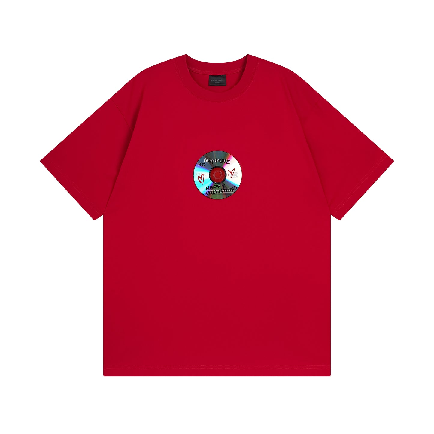 Balenciga logo tee BL233328 red