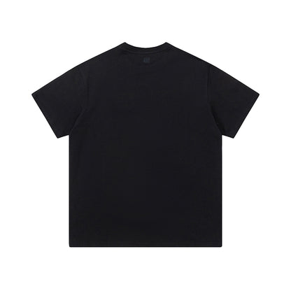AMI Paris Print Tee Cream