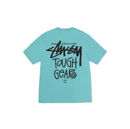 Stussy SS24 screen printed logo short-sleeved T-shirt, same style for men and women
