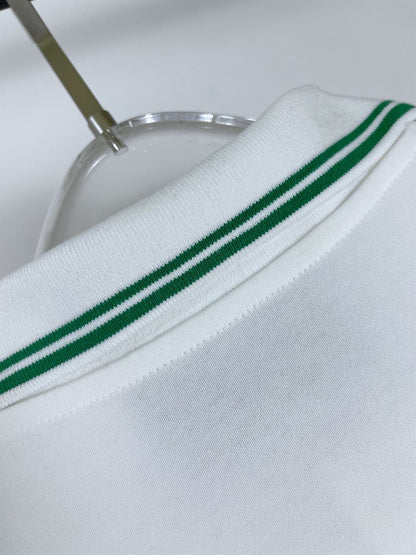 GUCCI COTTON POLO WITH WEB AND INTERLOCKING G – GGS037