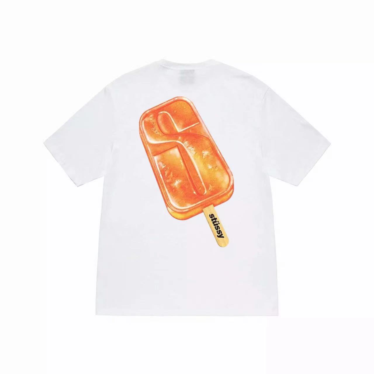 STUSSY Popsicle Tee In White
