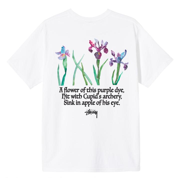 STUSSY WATER FLOWERS TEE