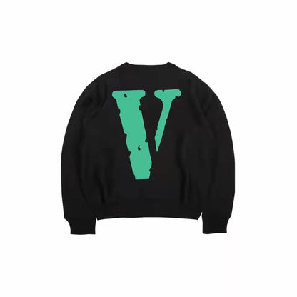 VLONE Logo Print Hoodie Black/Green