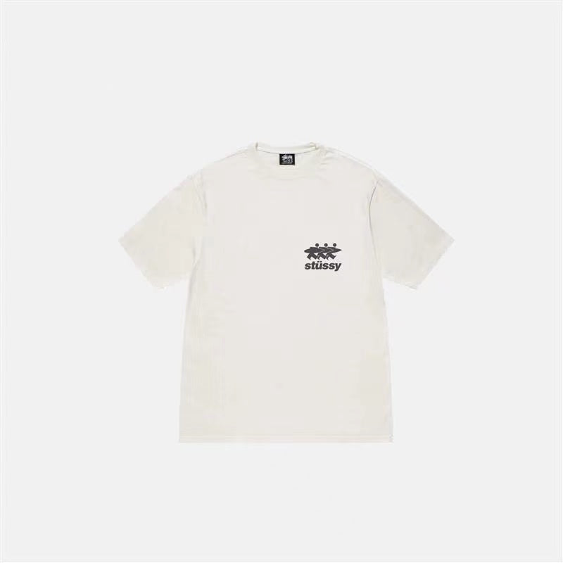 STUSSY 3 SURFER TEE BEIGE